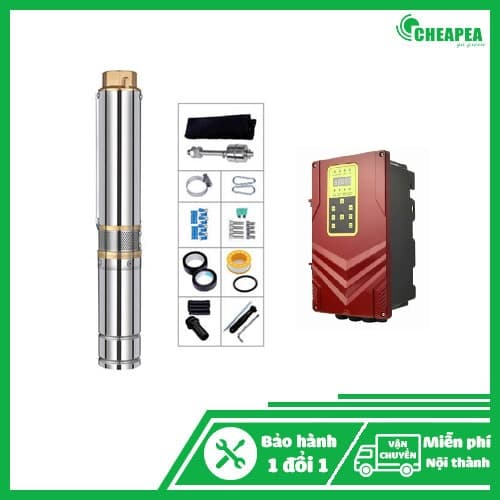 Bơm hỏa tiễn Năng lượng mặt trời 4HP HYBRID 3000W