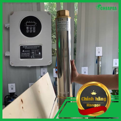 Bơm hỏa tiễn Năng lượng mặt trời Hangge 2200W 3HP Hybrid cột áp 125M