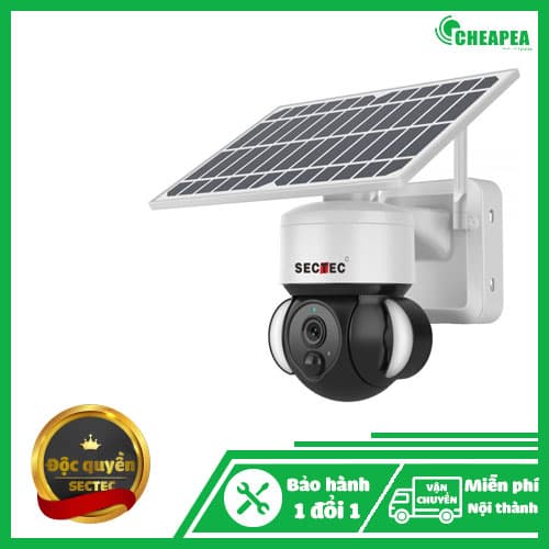 Camera năng lượng mặt trời SECTEC Floodlight Mini 4G