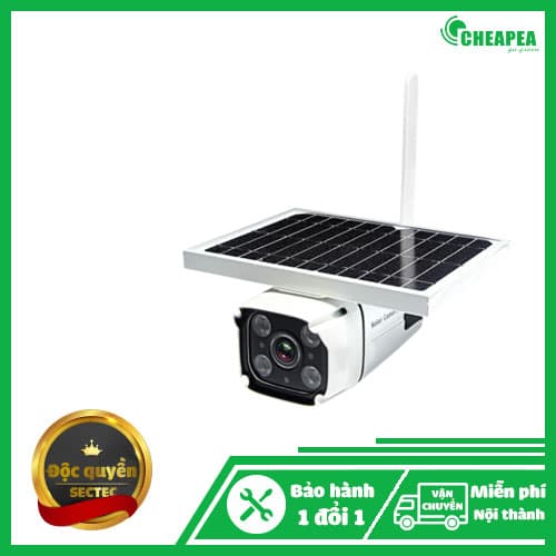 Camera ngoài trời năng lượng mặt trời SECTEC 4G – wifi