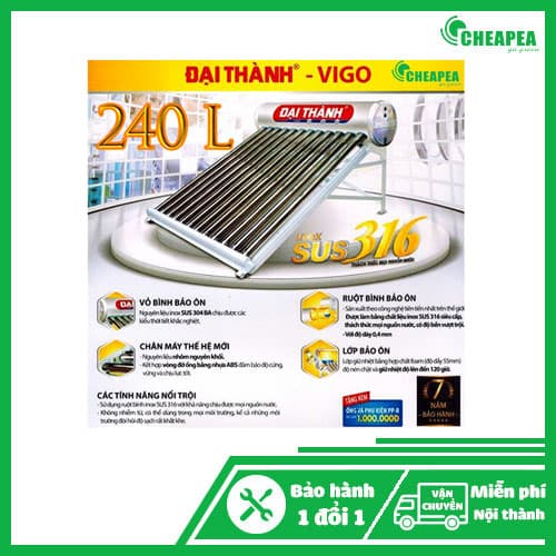 Máy VIGO – 240 Lít – Ø70