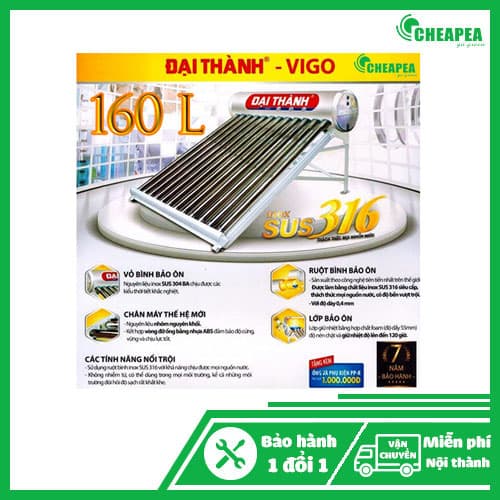 Máy VIGO – 160 Lít – Ø58
