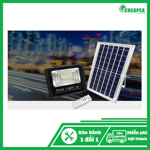 ĐÈN PHA NĂNG LƯỢNG MẶT TRỜI 40W DÙNG chiếu sáng gia đình, công cộng…