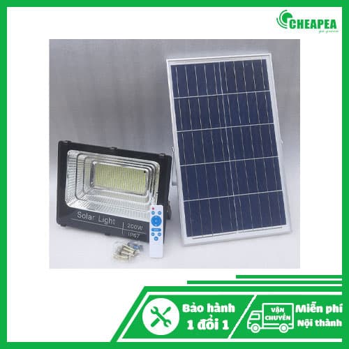 Đèn pha Năng lượng mặt trời 200W