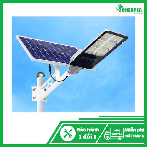 Đèn đường năng lượng mặt trời 300W – Ánh sáng vàng