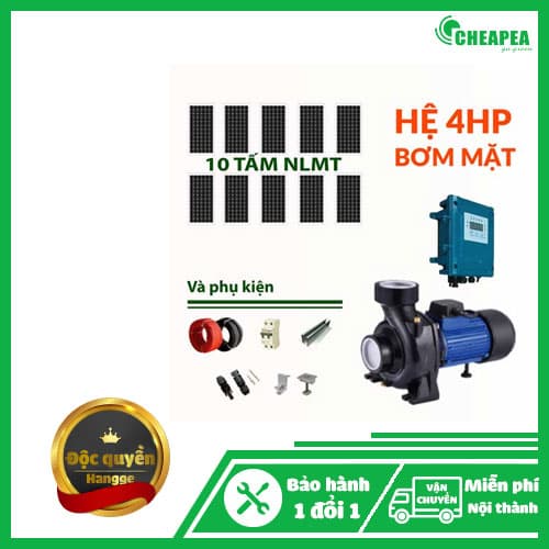 Hệ thống Bơm nổi Năng Lượng Mặt Trời 3000W