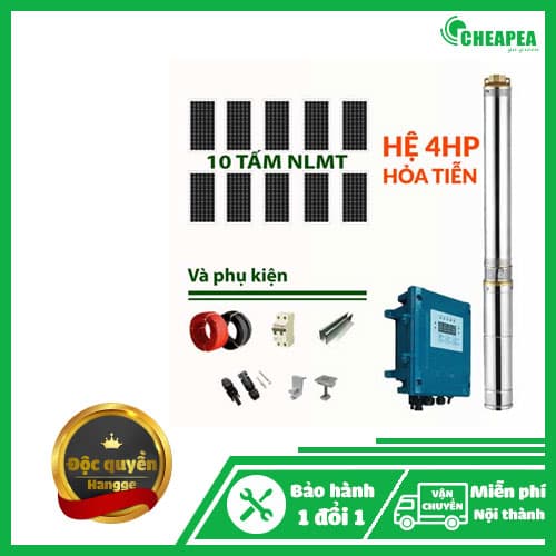 Hệ thống Bơm hỏa tiễn Năng Lượng Mặt Trời 3000W