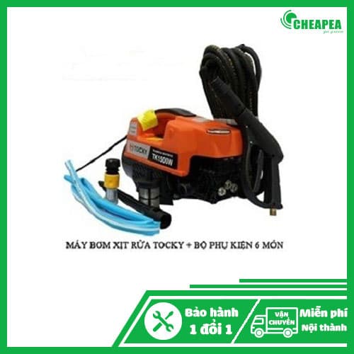 Máy bơm xịt rửa áp lực chuyên dụng TOCKY TK1500W