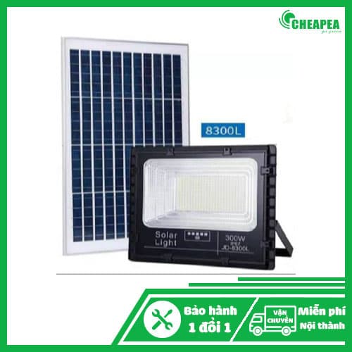 Đèn Pha Led Năng Lượng Mặt Trời JD8300L (công suất 300W)