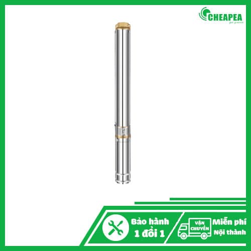 Bơm hoả tiễn 4″ THC SOLAR AC/DC 1500W 220V 6-9 PVC