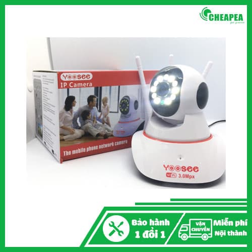 Camera 3 râu 3.0 có màu 11 led chính hãng yoosee