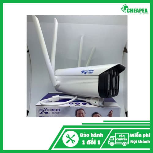 Camera Chống nước yoosee 3.0 8 LED 4 RÂU- hỗ trợ xem đêm có màu