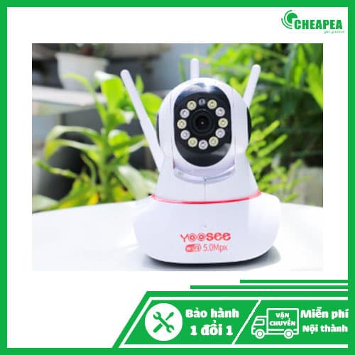 Camera Yoosee 3 râu 5.0MPX 11 led xoay 360 độ, ban đêm có màu – 3011D-5.0