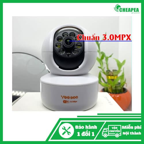 Camera Yoosee 3.0MPX không râu A8L3.0, hỗ trợ xem đêm có màu A8L3.0