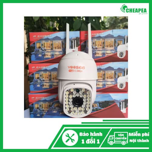 CAMERA YOOSEE PTZ MẪU MINI 5.0 36 LED (KHÔNG CÓ CỔNG LAN) PTZ-36L-SM