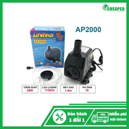 Máy bơm hồ cá Lifetech AP2000