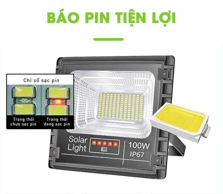 ĐÈN 100W NĂNG LƯỢNG MẶT TRỜI